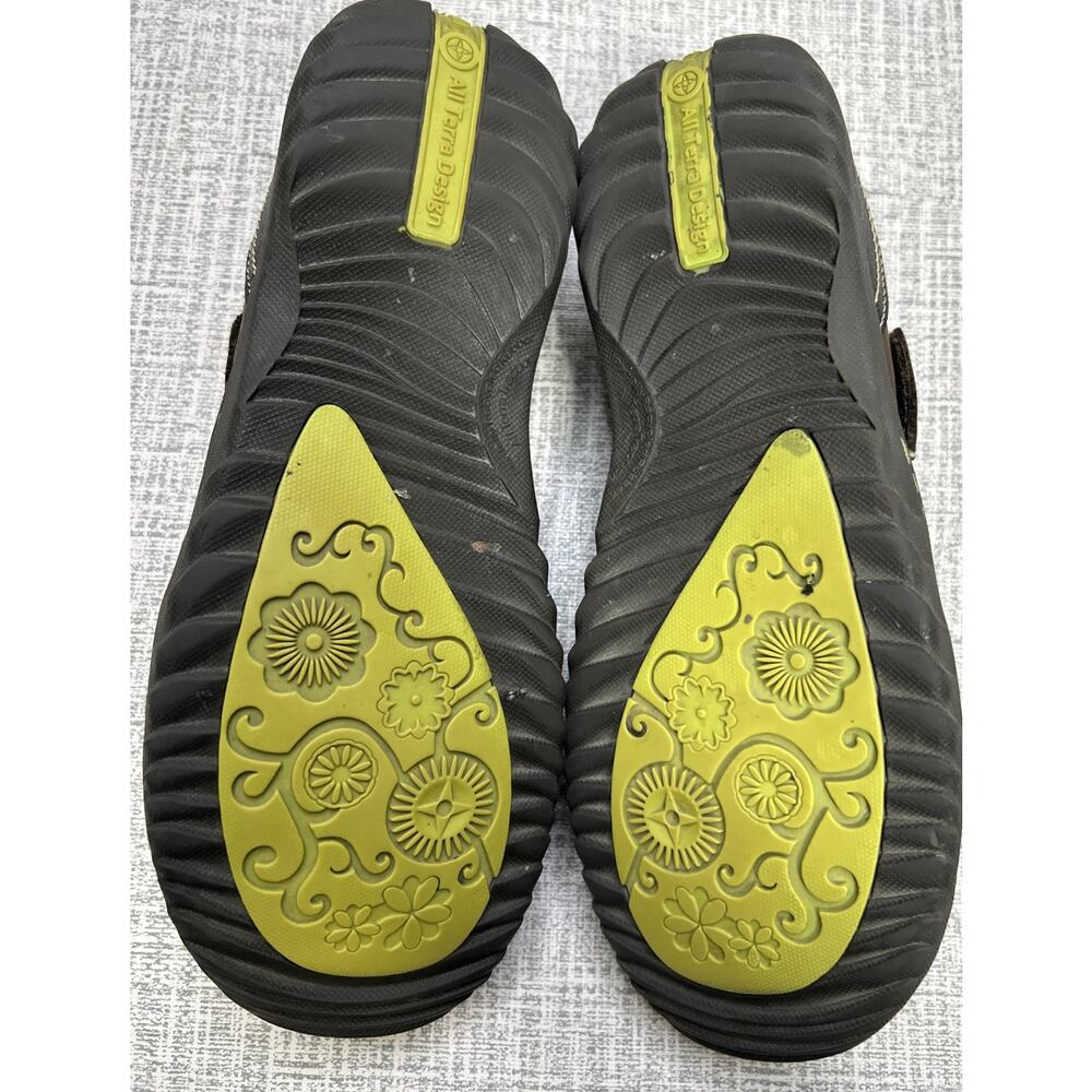Jambu Prizm Mary Jane Flats Brown Leather Comfort Shoes Size 9M Strappy Boho - Picture 3 of 8
